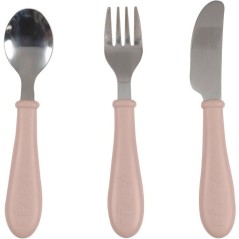 Set 3 couverts - BEABA - Inox - Barbe a papa