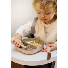 Set 3 couverts - BEABA - Inox - Barbe a papa