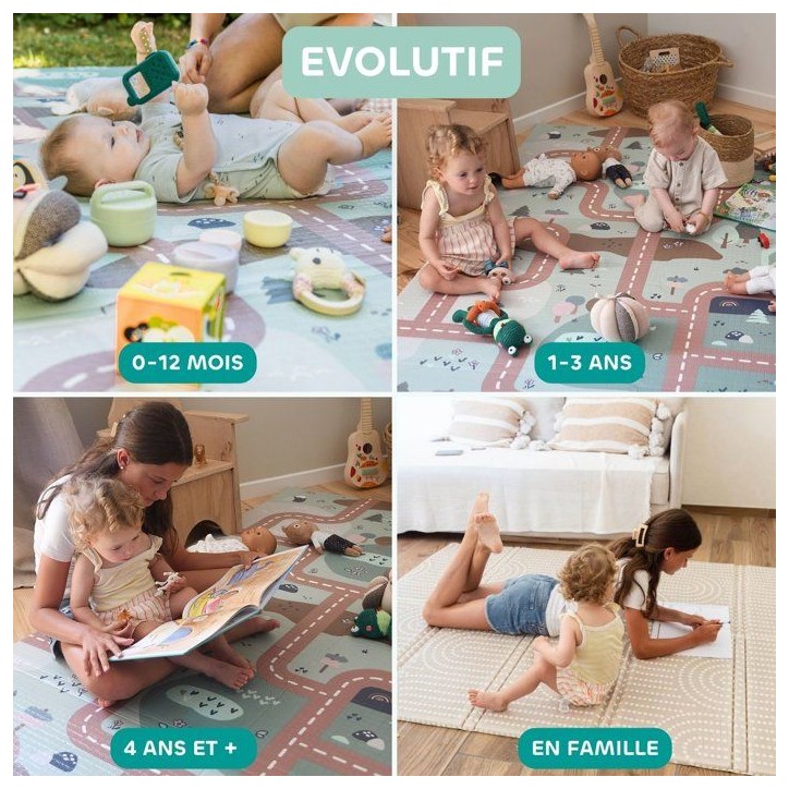 Tapis de motricité XXL - BEABA - Play Life - Landform Tapis de motricité XXL - BEABA - Play Life - Landform