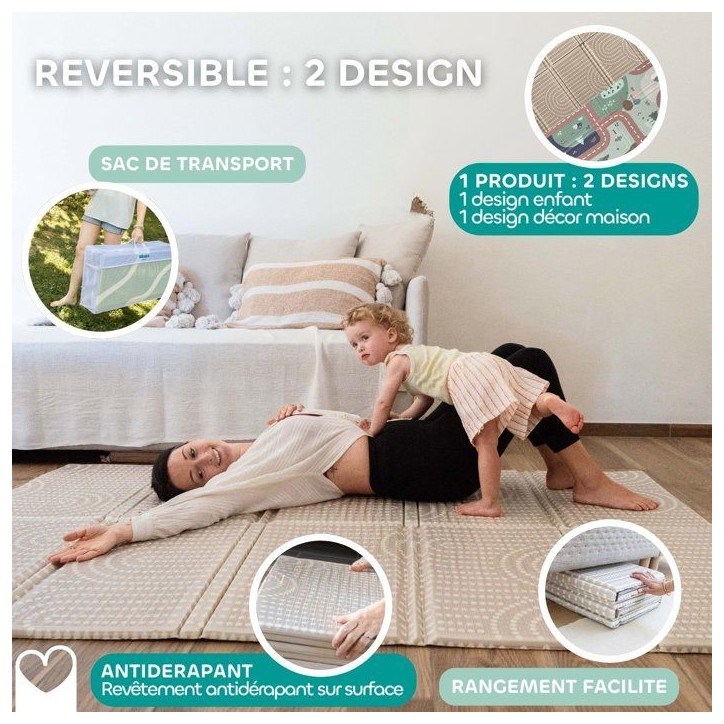 Tapis de motricité XXL - BEABA - Play Life - Arch