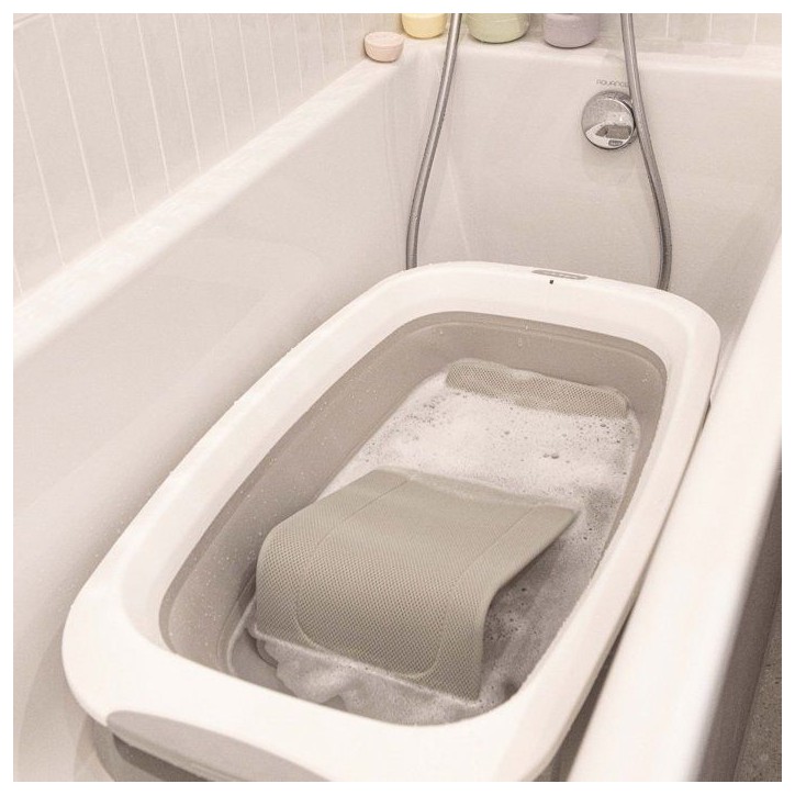 Transat de bain ergonomique - BEABA - Transatdo - Gris velours Transat de bain ergonomique - BEABA - Transatdo - Gris velours
