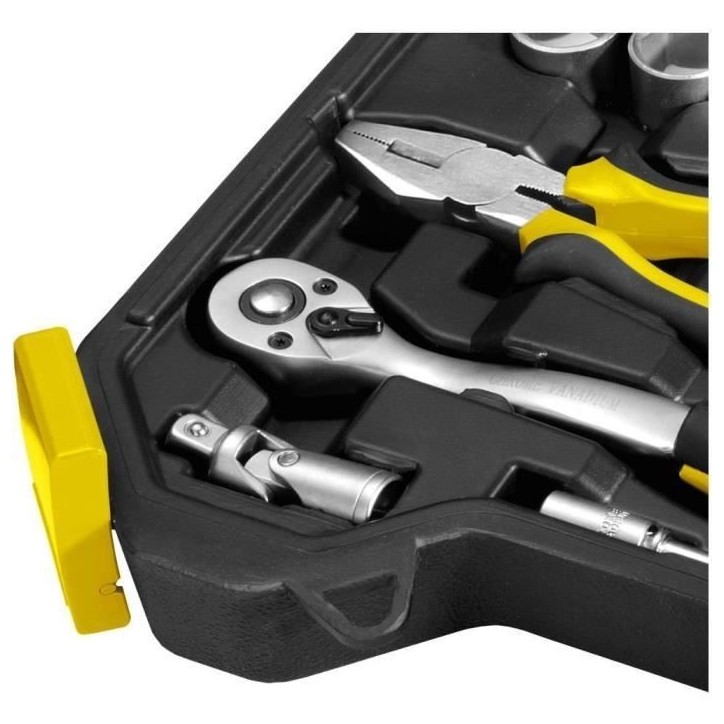 Ensemble d'outils - FIELDMANN - FDG 5002-54R - 54 pieces - Douilles 3/8 Dr. - Mallette de transport