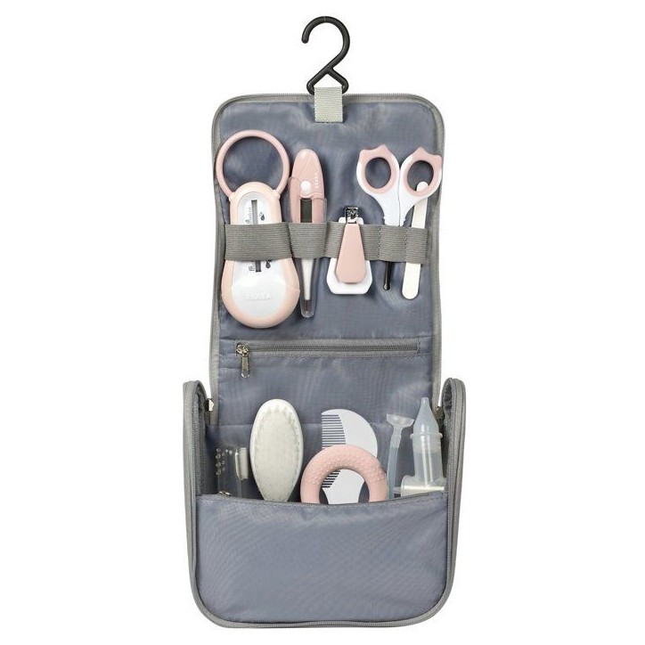 Trousse de toilette - BEABA - 10 accessoires - Vieux rose Trousse de toilette - BEABA - 10 accessoires - Vieux rose