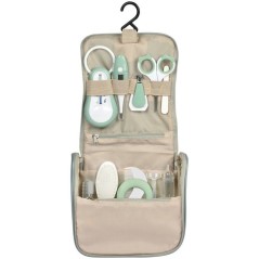 Trousse de toilette - BEABA - 10 accessoires - Vert sauge