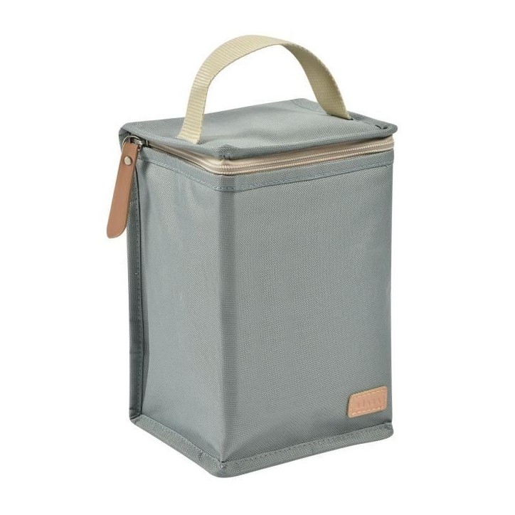 BEABA, Pochette repas bébé, isotherme, vert sauge BEABA, Pochette repas bébé, isotherme, vert sauge