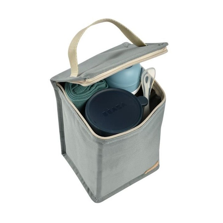 BEABA, Pochette repas bébé, isotherme, vert sauge BEABA, Pochette repas bébé, isotherme, vert sauge