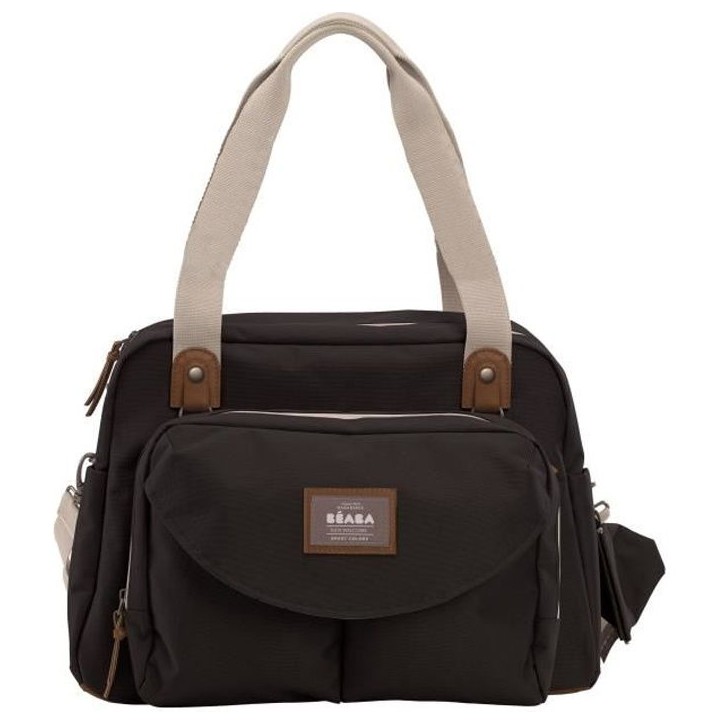 BEABA, Sac a langer Genéve II, Modulable, Grande contenance, Rangements multiples, Pochette avant amovible, Noir BEABA, Sac a langer Genéve II, Modulable, Grande contenance, Rangements multiples, Pochette avant amovible, Noir