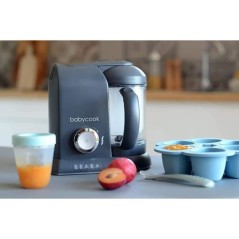 BEABA Multiportions en silicone de qualité premium, résistance therm