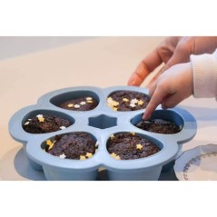 BEABA Multiportions en silicone de qualité premium, résistance therm