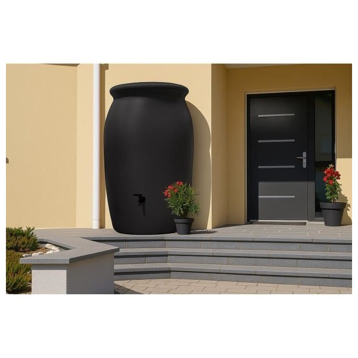 Récupérateur d'eau - BELLI - Toscan - 2000 litres - Anthracite Récupérateur d'eau - BELLI - Toscan - 2000 litres - Anthracite