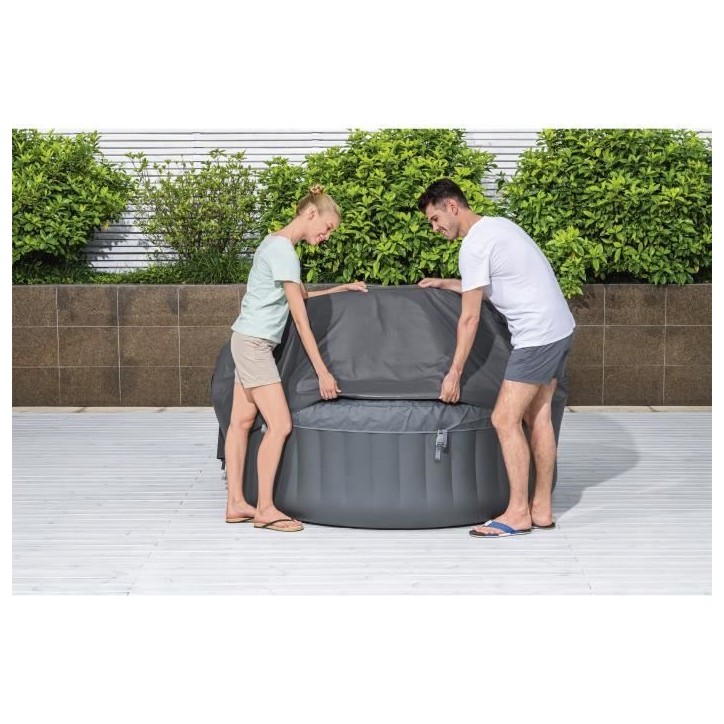 BESTWAY - Couverture thermique EnergySense™ pour spa rond 1,80m x 66cm - Waterproof