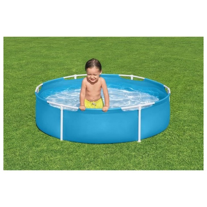 Piscinette BESTWAY - My First FramePool - 152 x 38 cm - Ronde Piscinette BESTWAY - My First FramePool - 152 x 38 cm - Ronde