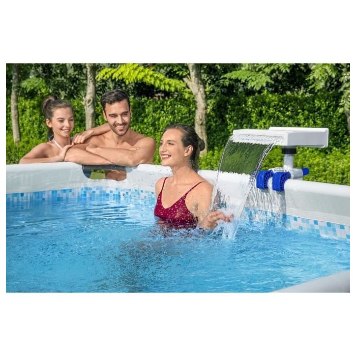 Fontaine cascade - Bestway - Pour piscine hors sol - Avec LED Fontaine cascade - Bestway - Pour piscine hors sol - Avec LED