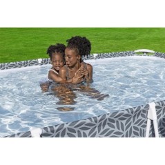 Piscine hors sol tubulaire BESTWAY - Steel Pro™ - 366 x 201 x 66 cm