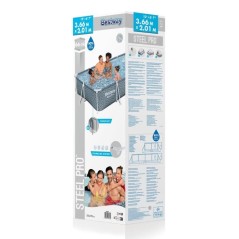 Piscine hors sol tubulaire BESTWAY - Steel Pro™ - 366 x 201 x 66 cm