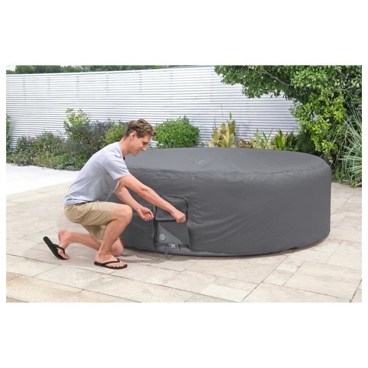 BESTWAY - Couverture thermique EnergySense™ pour spas rond 236 x 71 cm