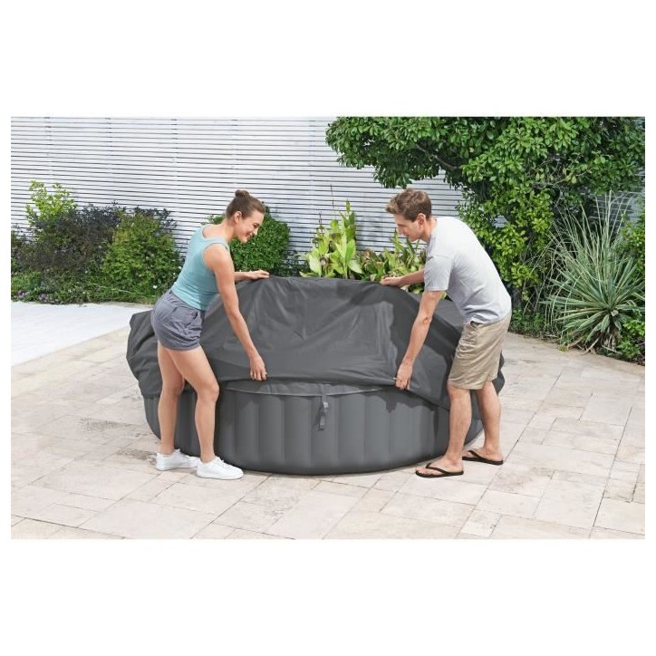 BESTWAY - Couverture thermique EnergySense™ pour spas rond 236 x 71 cm