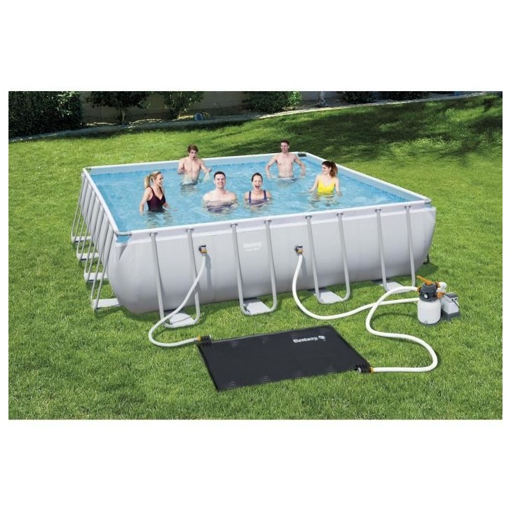 Tapis de solaire chauffant - Bestway - Pour piscine bestway - Noir
