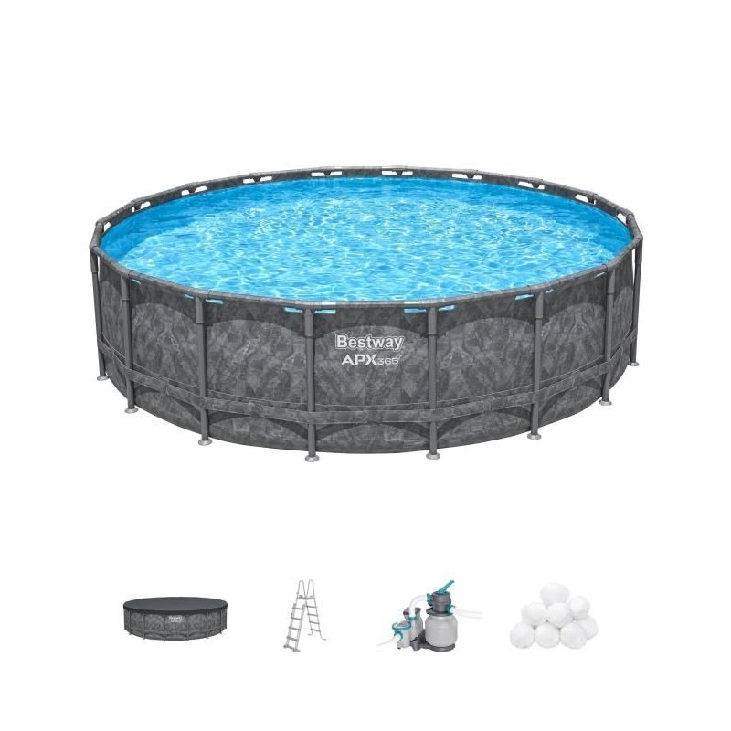 Kit Piscine hors sol tubulaire BESTWAY - APX 365™ - 549 x 132 cm - R