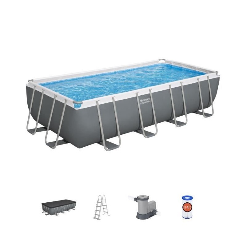 Kit Piscine hors sol tubulaire BESTWAY - Steel Pro Max™ - 549 x 274