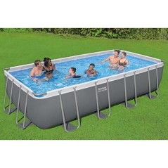 Kit Piscine hors sol tubulaire BESTWAY - Steel Pro Max™ - 549 x 274 x 122 cm - Rectangulaire (Filtre a cartouche, bâche, éch