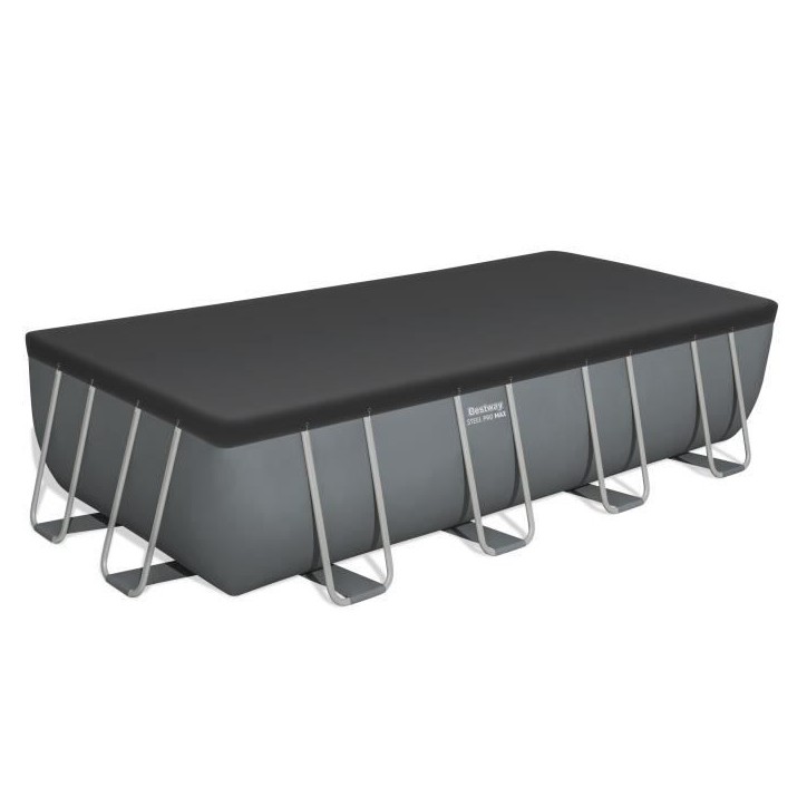 Kit Piscine hors sol tubulaire BESTWAY - Steel Pro Max™ - 549 x 274 x 122 cm - Rectangulaire (Filtre a cartouche, bâche, éch Kit Piscine hors sol tubulaire BESTWAY - Steel Pro Max™ - 549 x 274 x 122 cm - Rectangulaire (Filtre a cartouche, bâche, éch