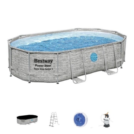 Kit Piscine hors sol tubulaire BESTWAY - Steel Pro Max™ - 488 x 305