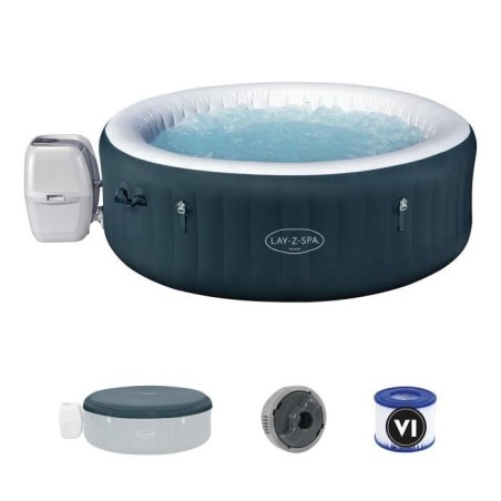 Spa gonflable BESTWAY - Lay-Z-Spa Miami - 140 airjets - 196 x 66 cm -