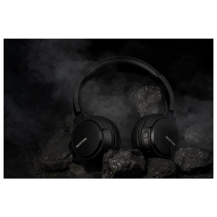 Casque supra-auriculaire sans fil - Buxton - BHP 7300 BLACK Casque supra-auriculaire sans fil - Buxton - BHP 7300 BLACK