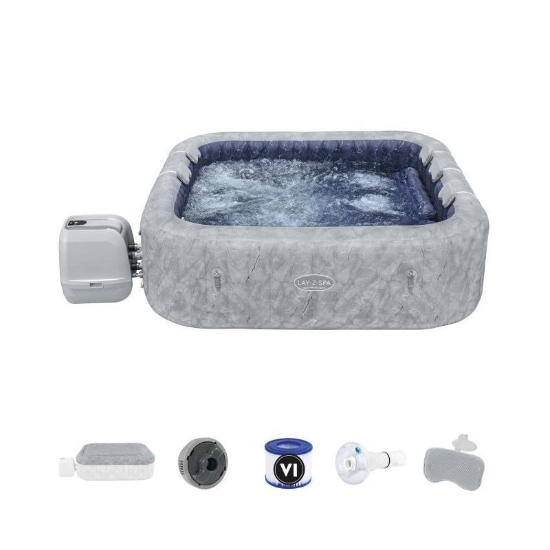 Spa gonflable BESTWAY - Lay-Z-Spa San Fransisco - Hydrojets - 230 x 23