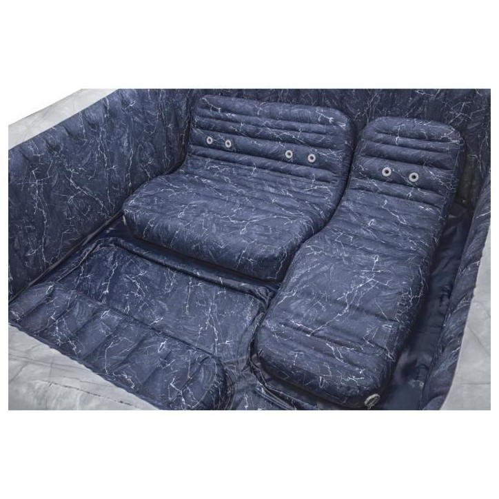 Spa gonflable BESTWAY - Lay-Z-Spa San Fransisco - Hydrojets - 230 x 230 x 71 cm - 5 a 7 places - Carré (couverture, 5 appuie-te Spa gonflable BESTWAY - Lay-Z-Spa San Fransisco - Hydrojets - 230 x 230 x 71 cm - 5 a 7 places - Carré (couverture, 5 appuie-te