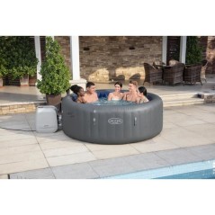Spa gonflable BESTWAY - Lay-Z-Spa Santorini - 5 a 7 places -Rond (Livr