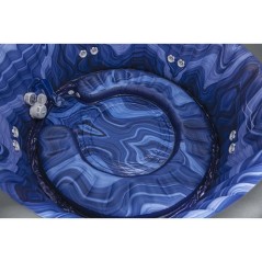 Spa gonflable BESTWAY - Lay-Z-Spa Santorini - 5 a 7 places -Rond (Livr