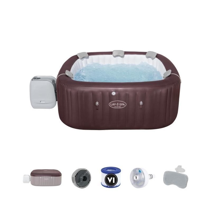 Spa gonflable BESTWAY - Lay-Z-Spa Maldives - Hydrojets - 201x201x80 cm