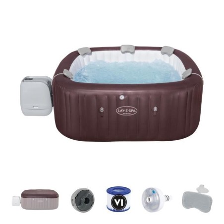 Spa gonflable BESTWAY - Lay-Z-Spa Maldives - Hydrojets - 201x201x80 cm