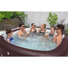 Spa gonflable BESTWAY - Lay-Z-Spa Maldives - Hydrojets - 201x201x80 cm