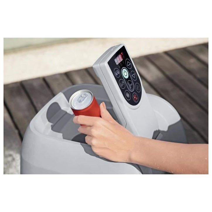 Spa gonflable BESTWAY - Lay-Z-Spa Ibiza - 140 airjets - 180 x 180 x 66 cm - 4 a 6 places - Carré (avec couverture, cartouche) Spa gonflable BESTWAY - Lay-Z-Spa Ibiza - 140 airjets - 180 x 180 x 66 cm - 4 a 6 places - Carré (avec couverture, cartouche)