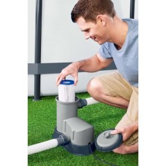 Filtre a cartouche - Bestway - 5 678 L/h - Type III - Pour piscines de