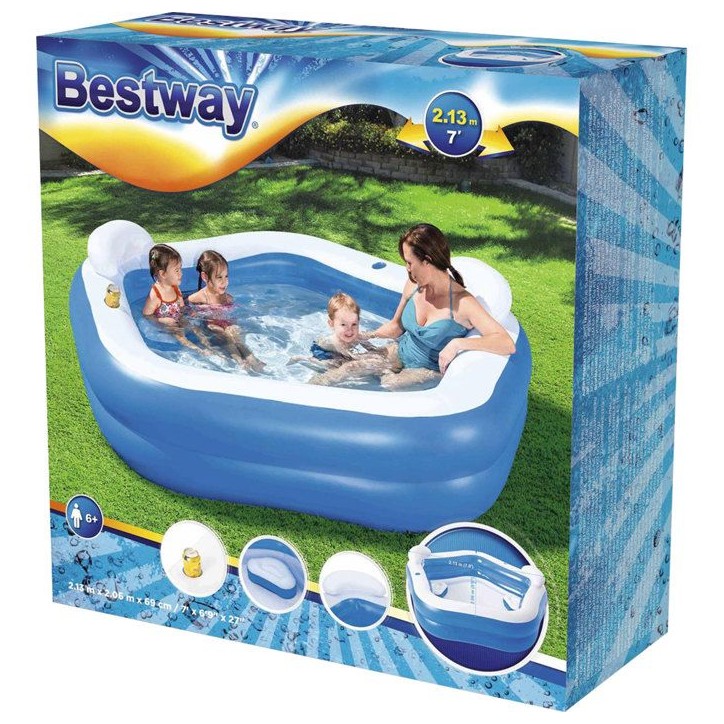 Piscine gonflable - Bestway - Family Fun - 2 anneaux - 575L Piscine gonflable - Bestway - Family Fun - 2 anneaux - 575L