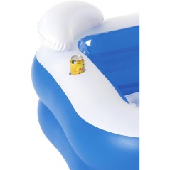 Piscine gonflable - Bestway - Family Fun - 2 anneaux - 575L