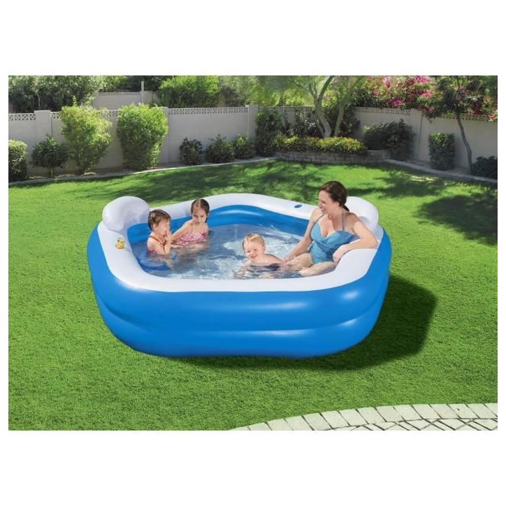 Piscine gonflable - Bestway - Family Fun - 2 anneaux - 575L Piscine gonflable - Bestway - Family Fun - 2 anneaux - 575L