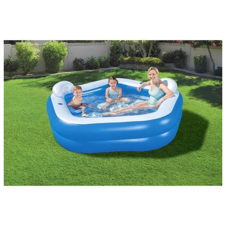 Piscine gonflable - Bestway - Family Fun - 2 anneaux - 575L Piscine gonflable - Bestway - Family Fun - 2 anneaux - 575L