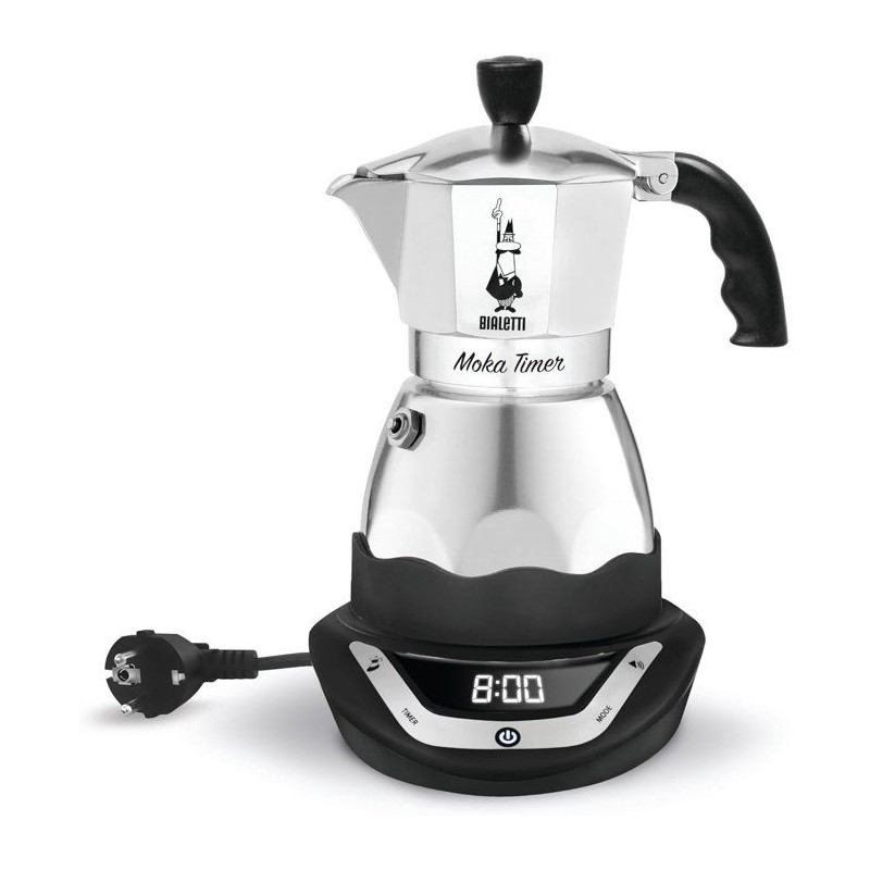 Cafetiere italienne électrique - BIALETTI - MOKA TIMER - 3 tasses - 1
