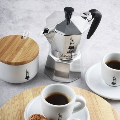 Cafetiere italienne - BIALETTI - Moka Express - Tous feux sauf induction - 2 tasses - 90 ml - Inox
