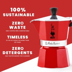 Cafetiere italienne - BIALETTI - La Mokina - Tous feux sauf induction