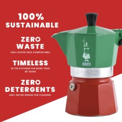Cafetiere italienne - BIALETTI - Moka Express Italia - Tous feux sauf
