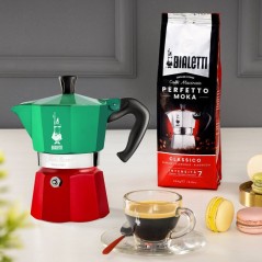 Cafetiere italienne - BIALETTI - Moka Express Italia - Tous feux sauf