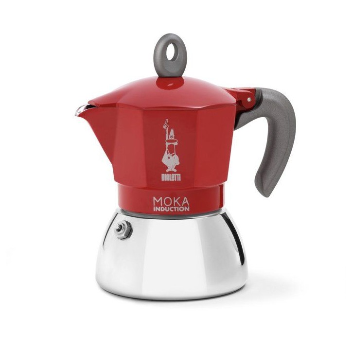 Cafetiere italienne - BIALETTI - MOKA Induction - 2 tasses - 100 ml - Rouge Cafetiere italienne - BIALETTI - MOKA Induction - 2 tasses - 100 ml - Rouge