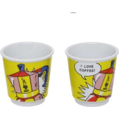 Set cafetiere italienne + 2 tasses - BIALETTI - Mini-express LICHTENST