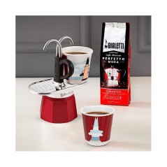 Set cafetiere italienne + 2 tasses - BIALETTI - Mini-express MAGRITTE